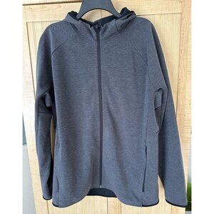 Lululemon Sweater Adult XL Gray Gridliner Fleece Full Zip Hoodie Stretch Mens